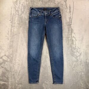 Silver Jeans Suki Skinny Jeans Women's Size 29 / 29 Blue Denim Pants
